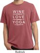 Wine Love Yoga Pigment Dyed Shirt