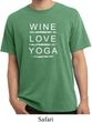Wine Love Yoga Pigment Dyed Shirt