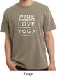 Wine Love Yoga Pigment Dyed Shirt