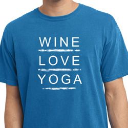 Wine Love Yoga Pigment Dyed Shirt