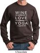 Wine Love Yoga Sweatshirt