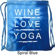 Wine Love Yoga Tie Dye Bag