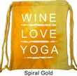 Wine Love Yoga Tie Dye Bag