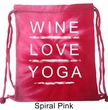 Wine Love Yoga Tie Dye Bag