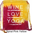 Wine Love Yoga Tie Dye Bag