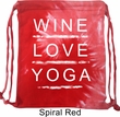 Wine Love Yoga Tie Dye Bag
