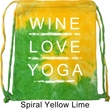 Wine Love Yoga Tie Dye Bag