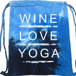 Wine Love Yoga Tie Dye Bag