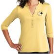 Women's Crashing Bowling Pins 5-button 3/4 Sleeve Henley Shirt, 2XL