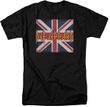 Womens Def Leppard UNION JACK T-shirt - Black