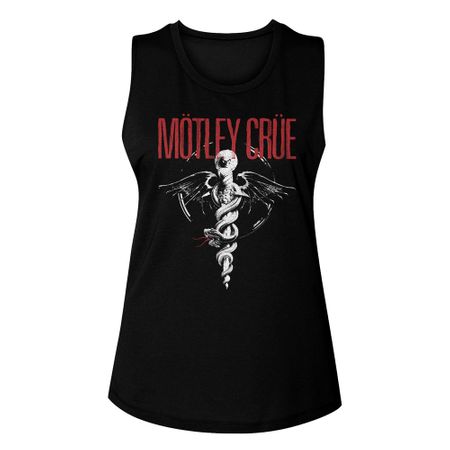 Womens Motley Crue DR FEELGOOD Sleeveless T-shirt - Black