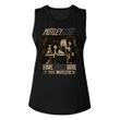 Clearance - Womens Motley Crue HOME SWEET HOME Sleeveless T-shirt - Black