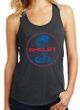 Womens Mustang Blue & Red Shelby Cobra Racerback Tank Top