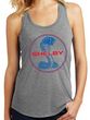 Womens Mustang Blue & Red Shelby Cobra Racerback Tank Top
