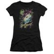 Wonder Woman Juniors T-shirt - Color Block Black Tee