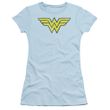 Wonder Woman Juniors T-shirt - WW Logo Distressed Tee