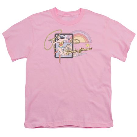 Wonder Woman Kids Shirt Island Princess Pink T-Shirt