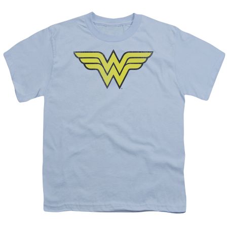 Wonder Woman Kids Shirt Logo Light Blue T-Shirt
