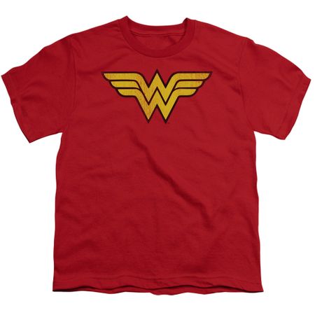 Wonder Woman Kids Shirt Logo Red T-Shirt