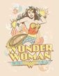 Wonder Woman T-shirt - DC Comics Strength Adult Cream Color Tee