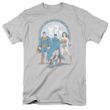 Wonder Woman T-shirt - DC Comics Trinity Adult Silver Tee