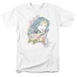 Wonder Woman T-shirt - Wonder Scroll DC Comics Adult White Tee