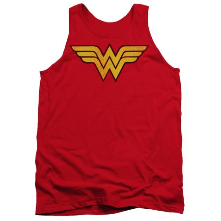 Wonder Woman Tank Top Logo Red Tanktop
