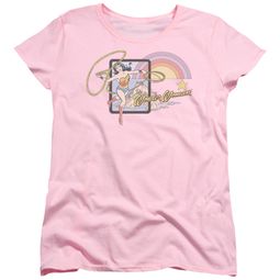 Wonder Woman Womens Shirt Island Princess Pink T-Shirt