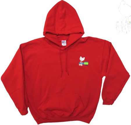 Woodstock Hoodie Hooded Sweatshirt Summer of Love Hoody