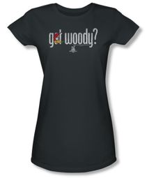 Woody Woodpecker Junior Shirt Got Woody Charcoal Tee T-Shirt