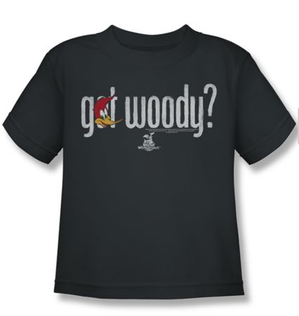 Woody Woodpecker Kids Shirt Got Woody Charcoal Tee T-Shirt