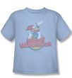 Woody Woodpecker Kids Shirt Retro Fade Light Blue Tee T-Shirt