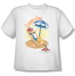 Woody Woodpecker Kids Shirt Summertime White Tee T-Shirt