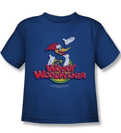 Woody Woodpecker Kids Shirt Woody T Royal Blue Tee T-Shirt