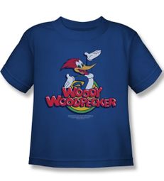 Woody Woodpecker Kids Shirt Woody T Royal Blue Tee T-Shirt