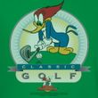 Woody Woodpecker Shirt Classic Golf Adult Kelly Green Tee T-Shirt