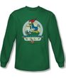 Woody Woodpecker Shirt Classic Golf Kelly Green Long Sleeve T-Shirt