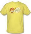 Woody Woodpecker Shirt Famous Laugh Adult Yellow Tee T-Shirt
