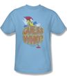 Woody Woodpecker Shirt Guess Who Adult Light Blue Tee T-Shirt