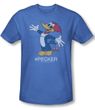 Woody Woodpecker Shirt Hashing Woody Adult Heather Royal Tee T-Shirt