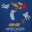 Woody Woodpecker Shirt Hashing Woody Adult Heather Royal Tee T-Shirt