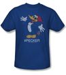 Woody Woodpecker Shirt Hashing Woody Adult Royal Tee T-Shirt