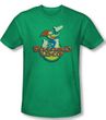 Woody Woodpecker Shirt Pajaro Loco Adult Heather Kelly Green T-Shirt