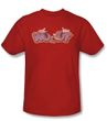 Woody Woodpecker Shirt Sketchy Bird Adult Red Tee T-Shirt
