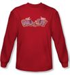 Woody Woodpecker Shirt Sketchy Bird Red Long Sleeve Tee T-Shirt