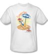 Woody Woodpecker Shirt Summertime Adult White Tee T-Shirt
