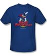 Woody Woodpecker Shirt Woody T Adult Royal Blue Tee T-Shirt