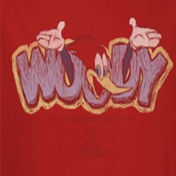 Woody Woodpecker Sketchy Bird Shirts