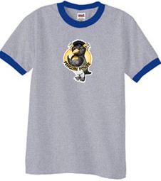 Workout Clothing - Penguin Power Ringer T-shirts