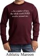 World Revolves Around Me Kids Long Sleeve Shirt
